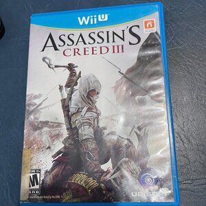Nintendo Wii U Assassin's Creed III 3 Game